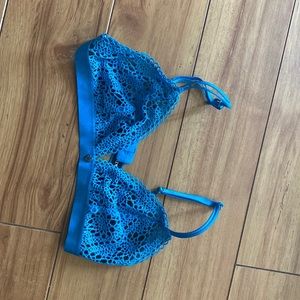 Blackheart turquoise Blue Bralette. NWOT